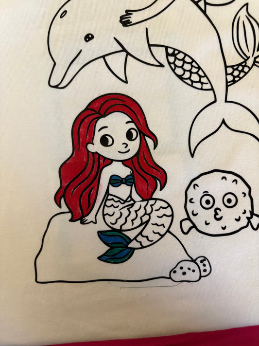 T-shirt to color yourself - describe your image or text