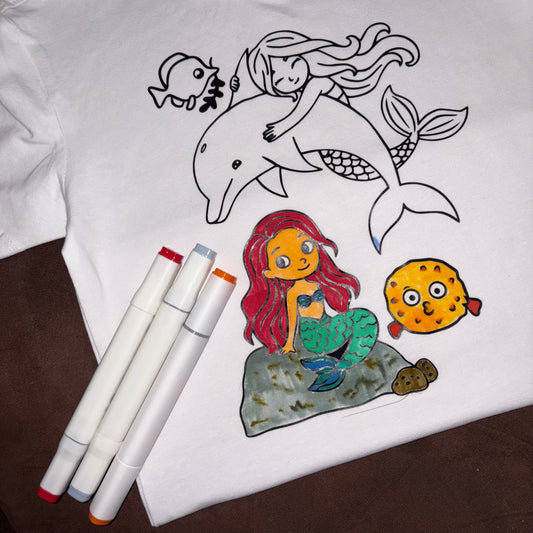 T-shirt to color yourself - own image
